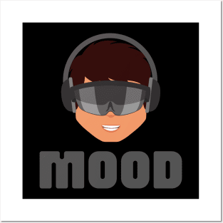Video gamer mood tshirt Posters and Art
